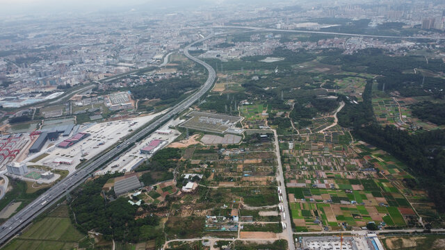 广东东莞横沥镇城市风光