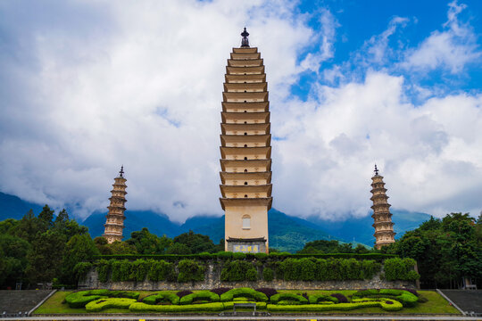 大理崇圣专卖寺三塔