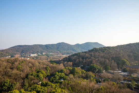 西湖风景区群山