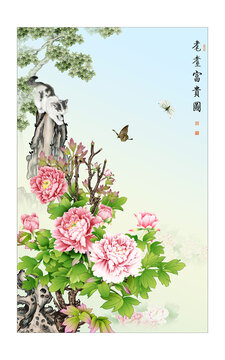 耄耋富貴圖