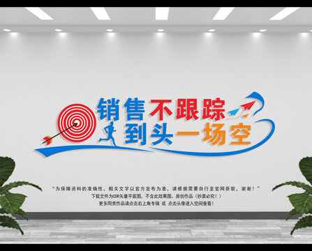 銷售辦公室文化墻