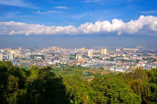 瑞丽畹町鸟瞰