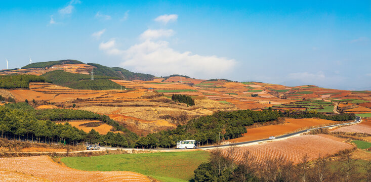 云南东川红土地