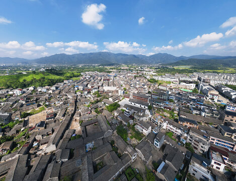 4A风景区宁海前童古镇航拍