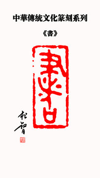 中國(guó)風(fēng)書字大篆印章