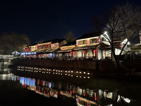 杭州小河直街夜景