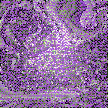 紫色几何玻璃图案装饰