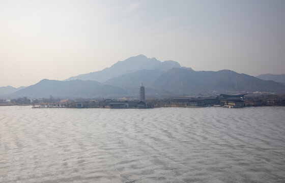 北京雁栖湖风光