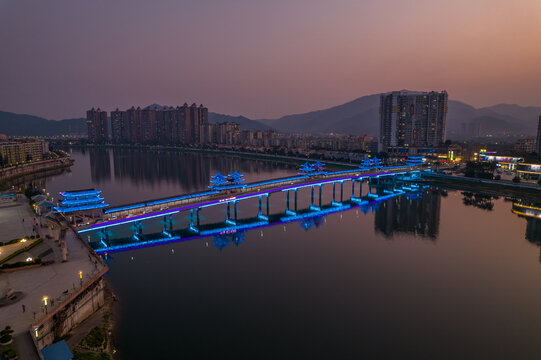 四会市柑乡大桥夜景