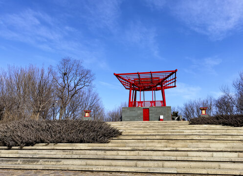 北京大望京公园风光