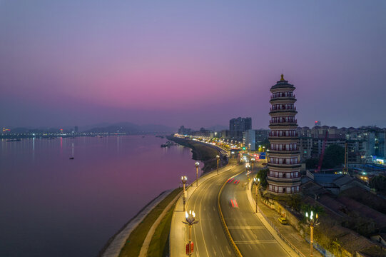 肇庆市夜景