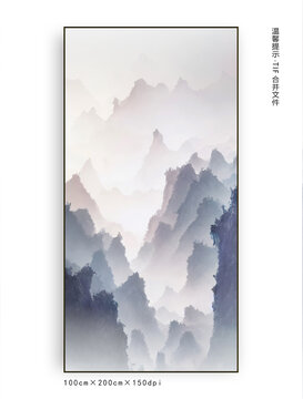 抽象山水畫