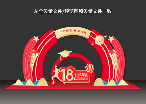 18歲成年禮拱門