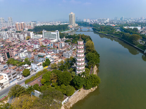 东莞金鳌洲古塔