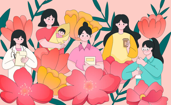 婦女節(jié)插畫