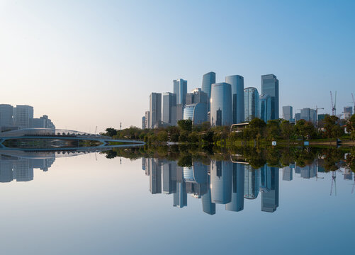 深圳前海CBD与桂湾公园