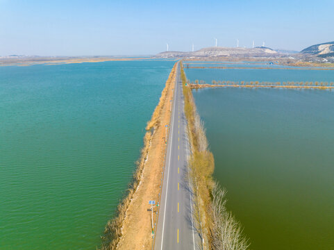 泰安东平湖风光