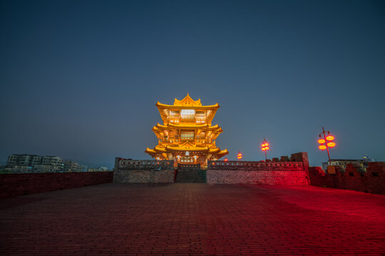 肇庆披云楼夜景