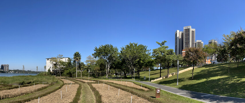 绿色宜居山水诗画小区风景