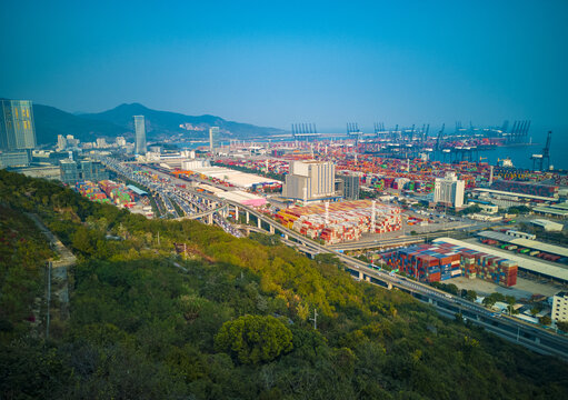 盐田港区全景