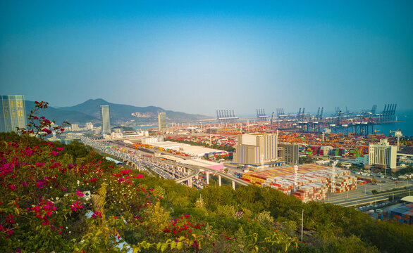 盐田港区全景