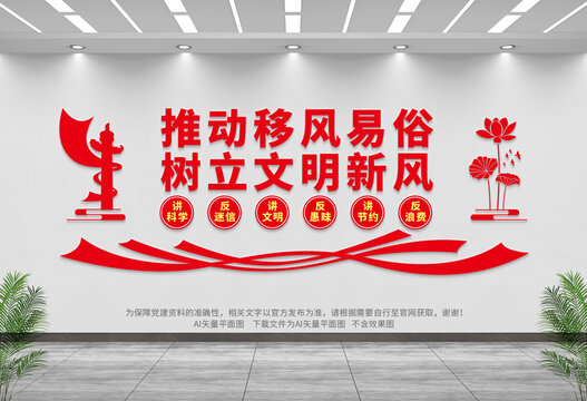 移風(fēng)易俗展板