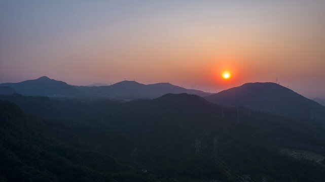 日落西山