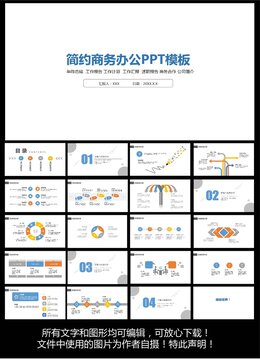 簡(jiǎn)約商務(wù)辦公ppt模板