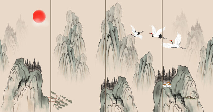 傳統山水畫