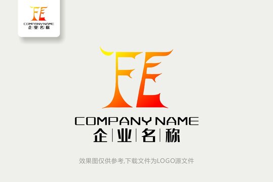 FE标志FE字母logo