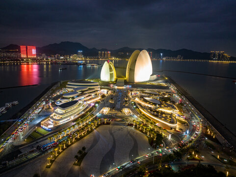 珠海海韵城夜景