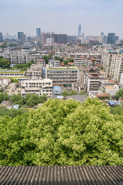 中国武汉的黄鹤楼景区