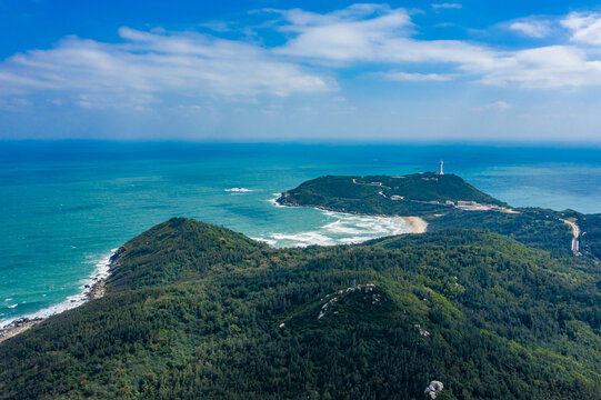 海南文昌石头公园海角海蚀地貌