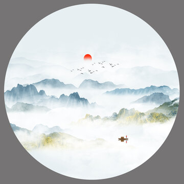 新中式裝飾畫