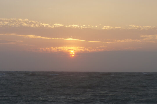 海上日落