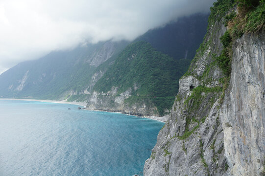 台湾花莲海岸线