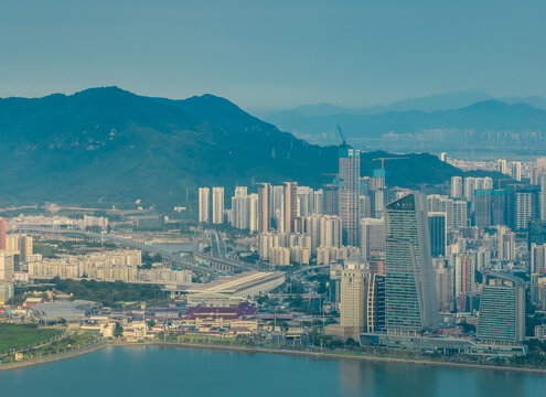 珠海澳门城市风光