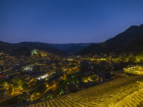 贵州西江千户苗寨夜景