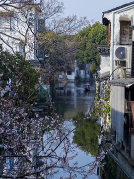 绍兴仓桥直街江南水乡