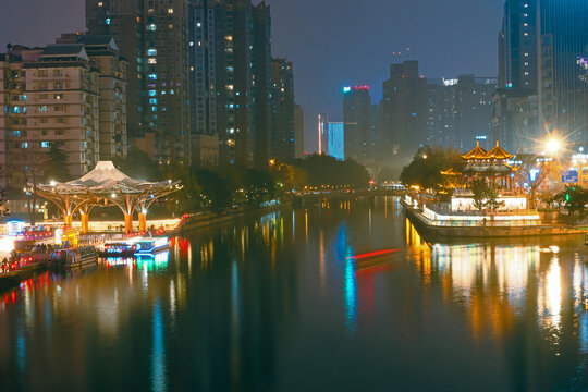 成都九眼桥夜景