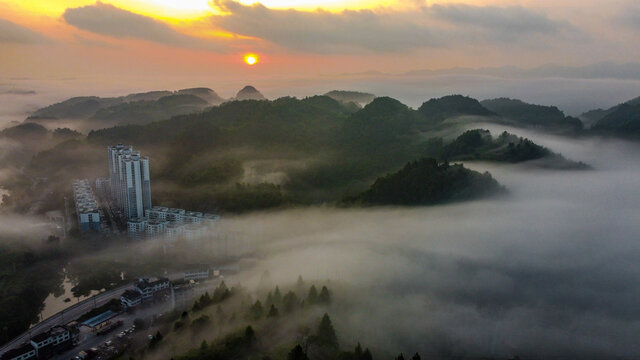 云海日出