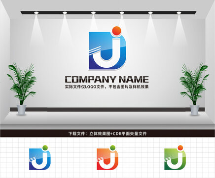 DJ字母LOGO