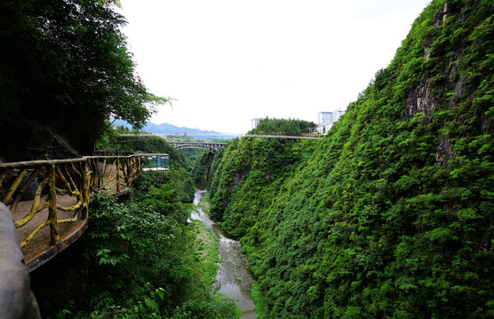 重庆黔江城市大峡谷