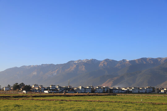 云南大理白族喜洲古镇风景