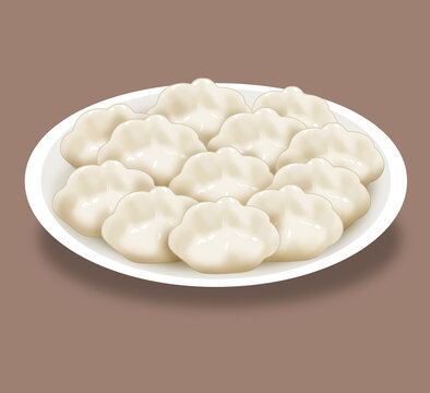 手繪餃子