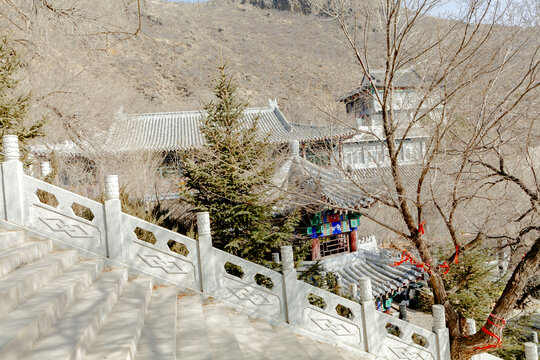 赤峰香山寺玉石栏杆