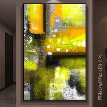 抽象油畫