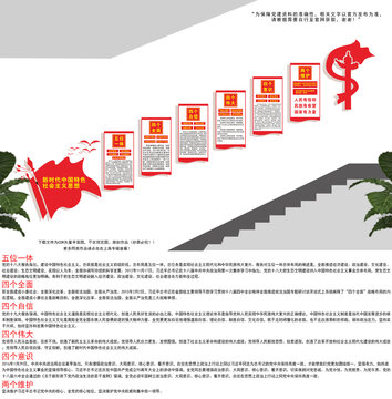 黨建樓梯文化墻
