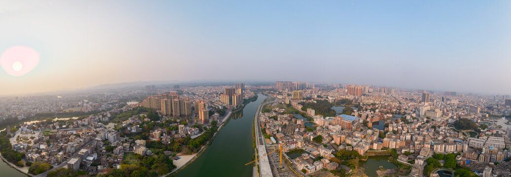 罗定市全景