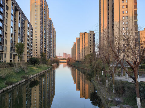 亲水楼盘水景住宅